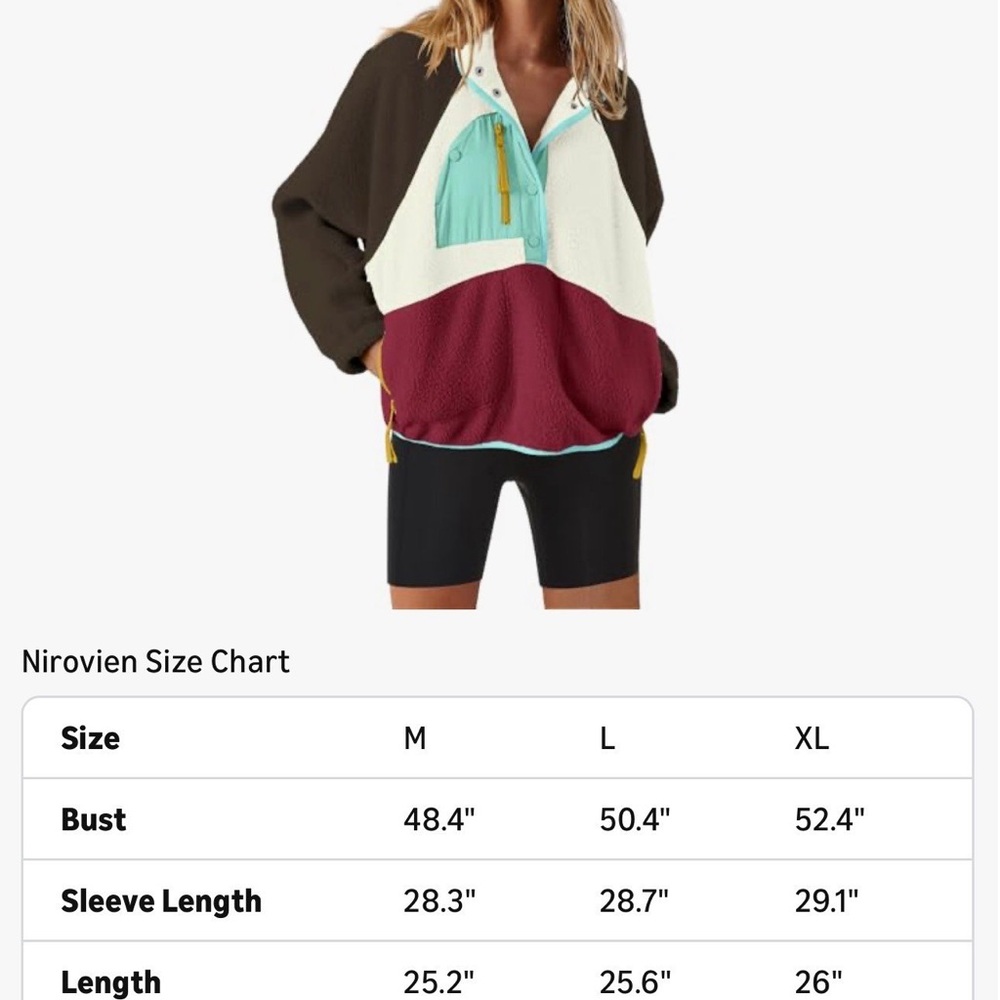 Colorblock Fleece Jacket - Picture 2 of 3